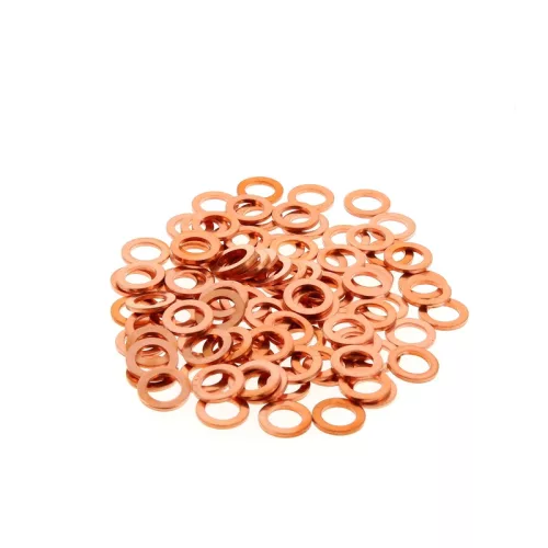 Șaibe cupru Bihr 6x10x1 mm (set 100 buc) R060100BC/100