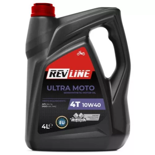 Ulei Revline Ultra Moto 4T semi-sintetic 10W40 4L