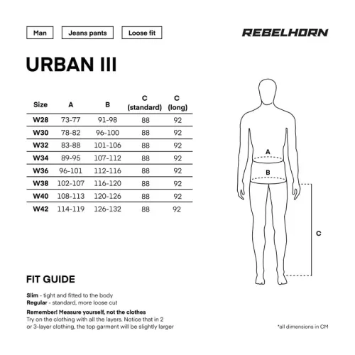 Blugi Rebelhorn Urban III