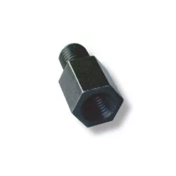   Adaptor oglindă Highsider, filet exterior M8x1,25 dreapta / interior M8x1,25 stânga, negru (bucată)