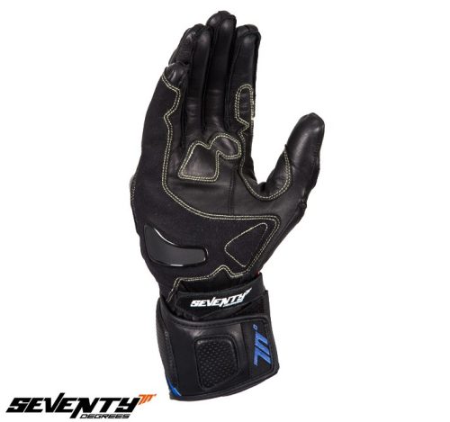 Manusi barbati racing vara Seventy SD-R2 negru/albastru