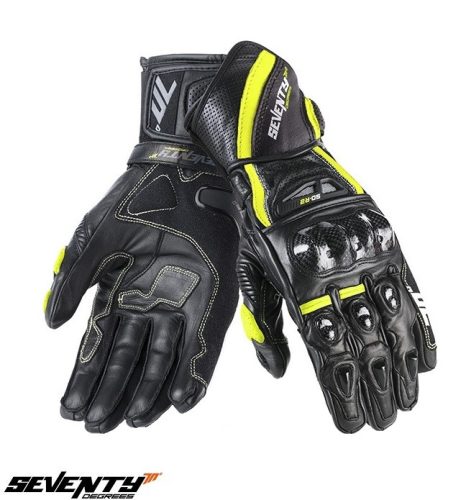 Manusi copii racing vara Seventy model SD-R2K negru/galben - Negru/galben