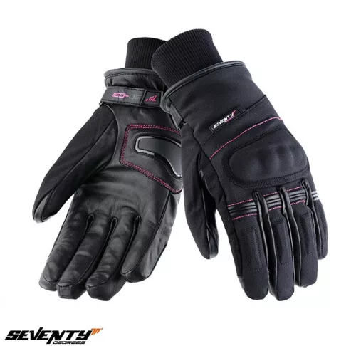 Manusi dama Seventy SD-C31 negru/roz