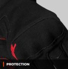 Manusi barbati Urban vara Seventy model SD-C40 Asphalt culoare: negru/rosu - degete tactile - Negru/rosu