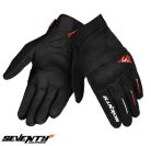 Manusi barbati Urban vara Seventy model SD-C40 Asphalt culoare: negru/rosu - degete tactile - Negru/rosu