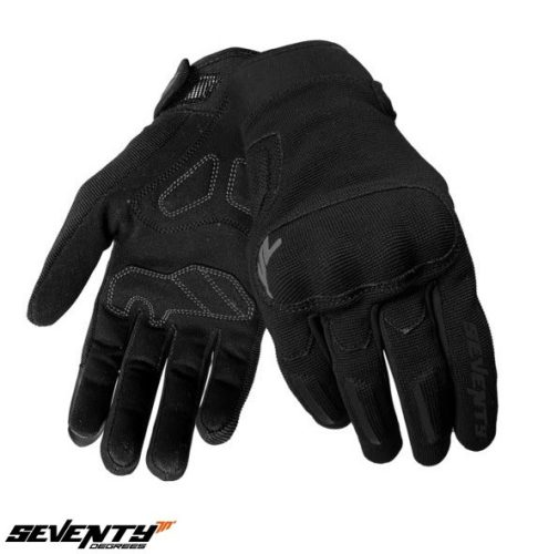 Manusi femei Urban vara Seventy model SD-C42 Asphalt culoare: negru/gri - degete tactile - Negru/gri
