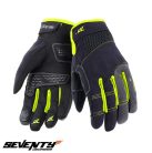 Manusi barbati Urban vara Seventy model SD-C48 negru/galben - degete tactile - Negru/galben