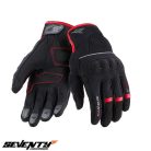 Manusi barbati Urban vara Seventy model SD-C54 negru/rosu - degete tactile - Negru/rosu