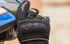 Manusi femei Urban vara Seventy model SD-C56 negru/galben fluor - degete tactile - Negru/galben fluor