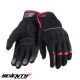 Manusi femei Urban vara Seventy model SD-C56 negru/roz - degete tactile - Negru/roz