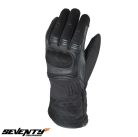Manusi femei (dama) piele Touring iarna Seventy model SD-T53 negru - Negru