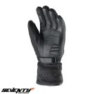 Manusi femei (dama) piele Touring iarna Seventy model SD-T53 negru - Negru