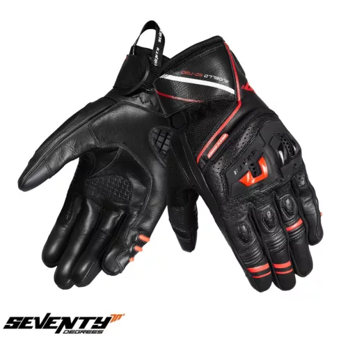 Manusi barbati Racing/Naked vara Seventy SD-N30 Mugello negru/rosu