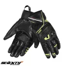 Manusi barbati Racing/Naked vara Seventy SD-N30 Mugello negru/galben fluor
