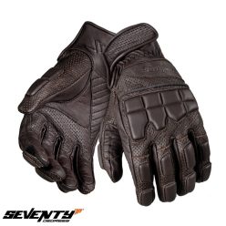   Manusi barbati Naked vara Seventy model SD-N58 culoare: maro - degete tactile - Maro