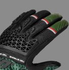 Manusi barbati Naked/Adventure vara Seventy model SD-N60 Two Stroke culoare: negru/verde/rosu - degete tactile - Negru/verde/rosu