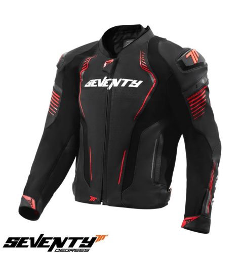 Geaca barbati Racing Seventy all season/iarna model SD-JL24 Spoiler culoare: negru/rosu - Negru/rosu