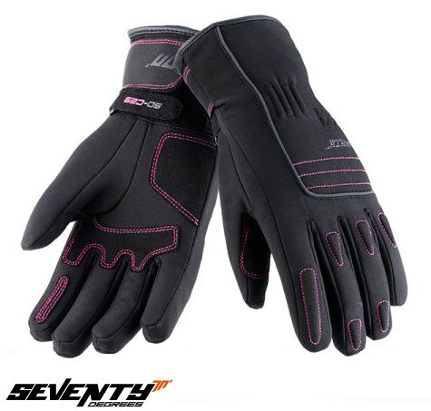 Manusi femei Urban iarna Seventy model SD-C29 negru/roz - Negru/roz