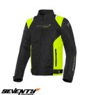 Geaca barbati Racing vara Seventy model SD-JR48 culoare: negru/galben fluor - Negru/galben fluor