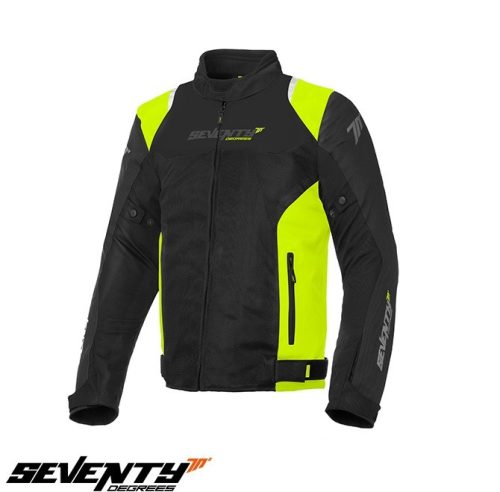 Geaca barbati Racing vara Seventy model SD-JR48 culoare: negru/galben fluor - Negru/galben fluor