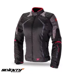 Geaca dama Racing Seventy SD-JR49 negru/rosu