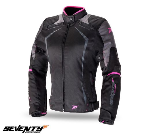 Geaca femei Racing Seventy vara/iarna model SD-JR49 culoare: negru/roz - Negru/roz