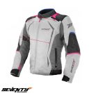 Geaca femei Racing Seventy vara/iarna model SD-JR49 culoare: gri/albastru/roz - Gri/albastru/roz