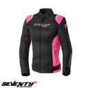 Geaca femei Racing vara Seventy model SD-JR50 culoare: negru/roz - Negru/roz