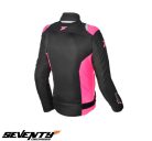 Geaca femei Racing vara Seventy model SD-JR50 culoare: negru/roz - Negru/roz