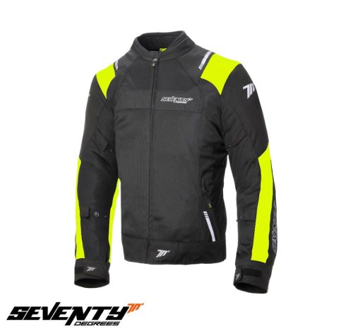 Geaca barbati Racing vara Seventy model SD-JR52 culoare: negru/galben fluor - Negru/galben fluor