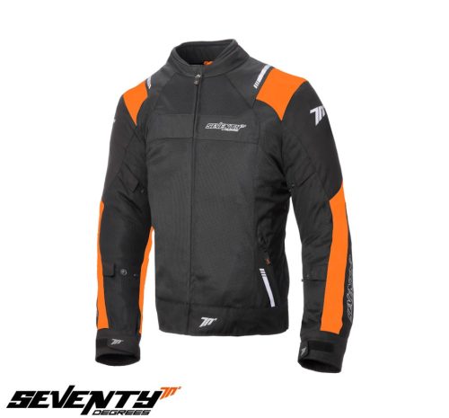 Geaca barbati Racing vara Seventy model SD-JR52 culoare: negru/portocaliu - Negru/portocaliu