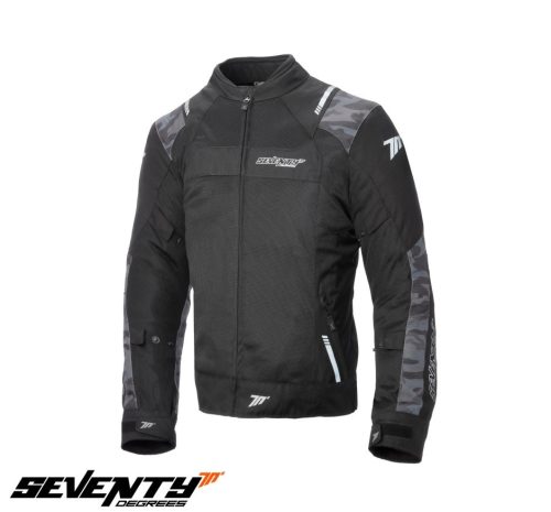 Geaca barbati Racing vara Seventy model SD-JR52 culoare: negru/camuflaj - Negru/camuflaj
