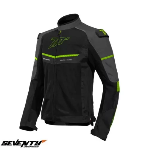 Geaca Seventy SD-JR60 Thunder negru/gri/galben fluor
