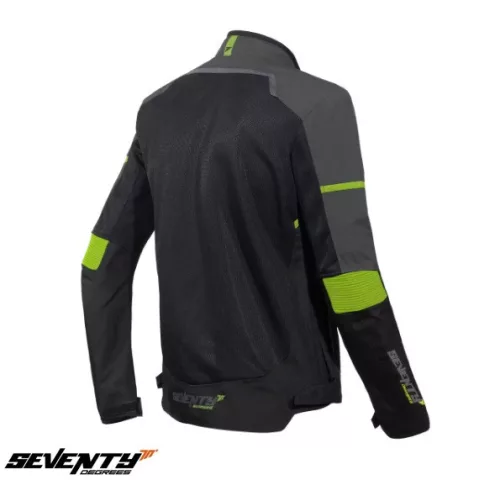 Geaca Seventy SD-JR60 Thunder negru/gri/galben fluor