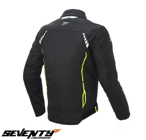 Geaca Seventy SD-JR65 negru/galben fluor