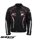Geaca barbati Racing Seventy iarna model SD-JR65 Piston culoare: negru/rosu/alb - Negru/rosu/alb