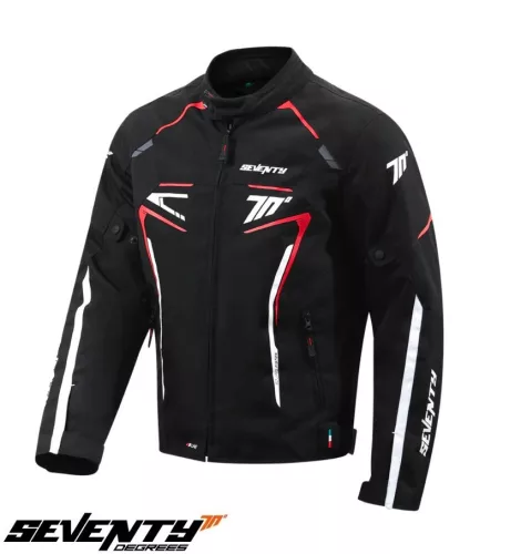 Geaca Seventy SD-JR65 Piston negru/rosu/alb