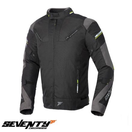 Geaca Seventy Sd-Jr69 Negru/Galben Fluor