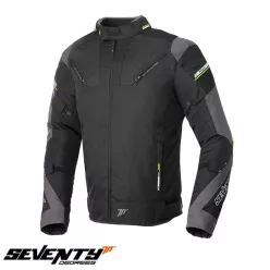 Geaca Seventy SD-JR69 negru/galben fluor
