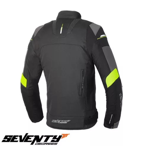 Geaca Seventy SD-JR69 negru/galben fluor