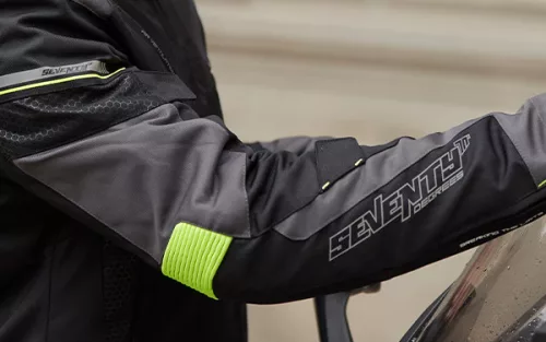 Geaca Seventy SD-JR69 negru/galben fluor