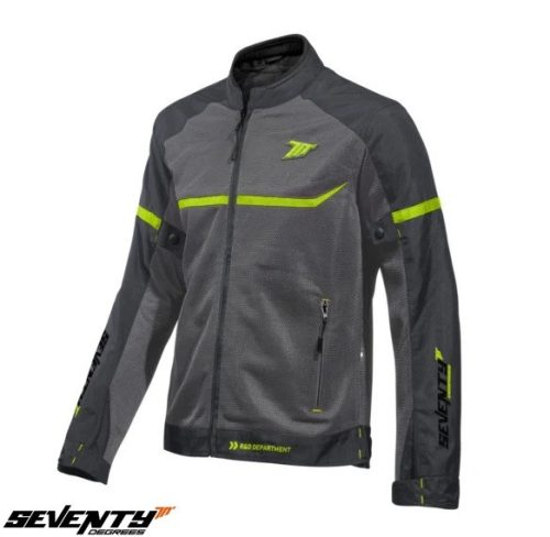 Geaca barbati Racing vara Seventy model SD-JR30-1 Mojave culoare: gri/galben fluor - Gri/galben fluor