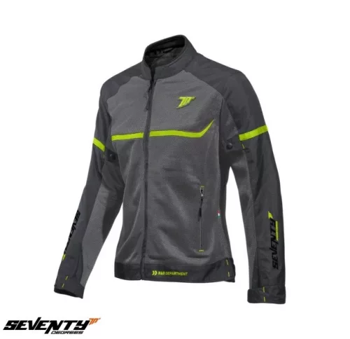 Geaca dama Seventy SD-JR302 Mojave gri/galben fluor