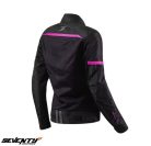 Geaca femei Racing vara Seventy model SD-JR30-2 Mojave culoare: negru/fuchsia (roz) - Negru/fuchsia (roz)