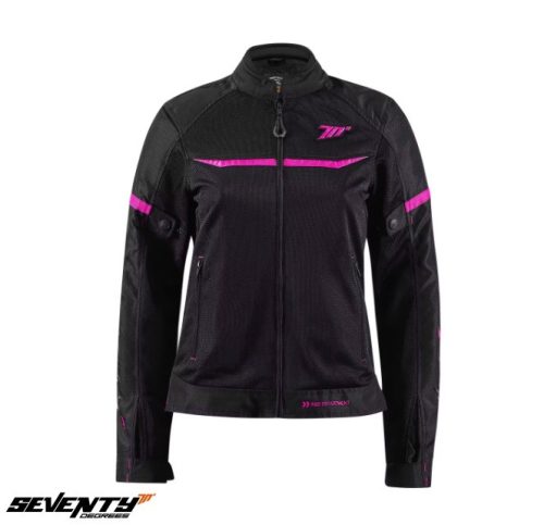 Geaca dama Racing vara Seventy SD-JR30.2 Mojave negru/fuchsia