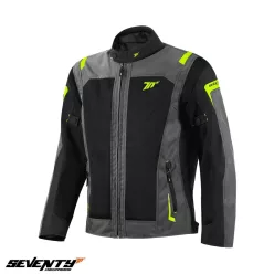 Geaca Seventy SD-JT66 Sahara gri/galben fluor