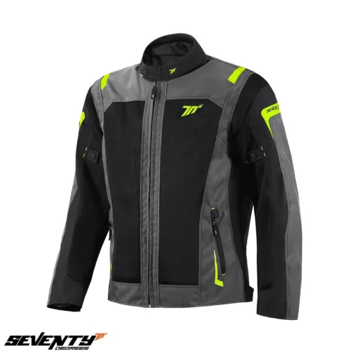 Geaca Seventy SD-JT66 Sahara gri/galben fluor
