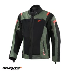 Geaca Seventy SD-JT66 Sahara verde military/rosu