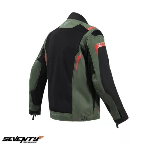 Geaca Seventy SD-JT66 Sahara verde military/rosu