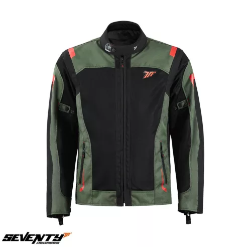 Geaca Seventy SD-JT66 Sahara verde military/rosu